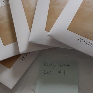 Panty Hose Set #1  (All White)